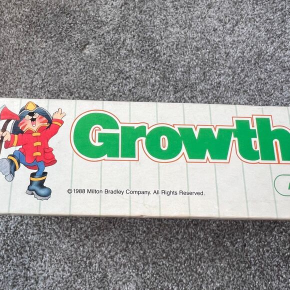 1988 Growth Chart Firefighter Activity Puzzle MB Puzzle NEW SEALED Height Chart - Picture 2 of 4
